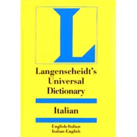 Langenscheidt Universal Dictionary Italian to and from English