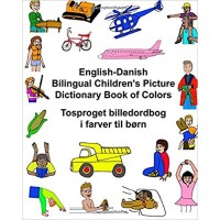 Children's Bilingual Picture Dictionary Book of Colors English-Danish