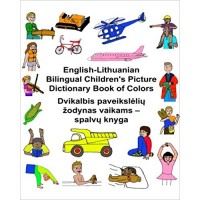 Children's Bilingual Picture Dictionary Book of Colors English-Lithuanian