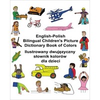 Children's Bilingual Picture Dictionary Book of Colors English-Polish