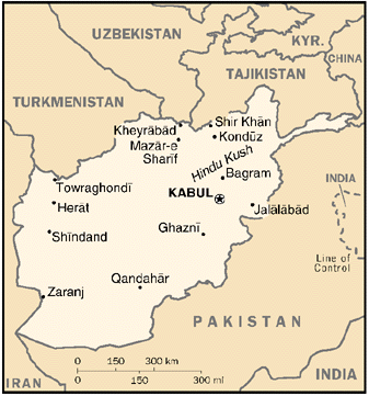 Afghanistan Map