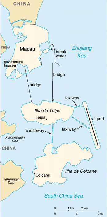 Macao (Portuguese) Map