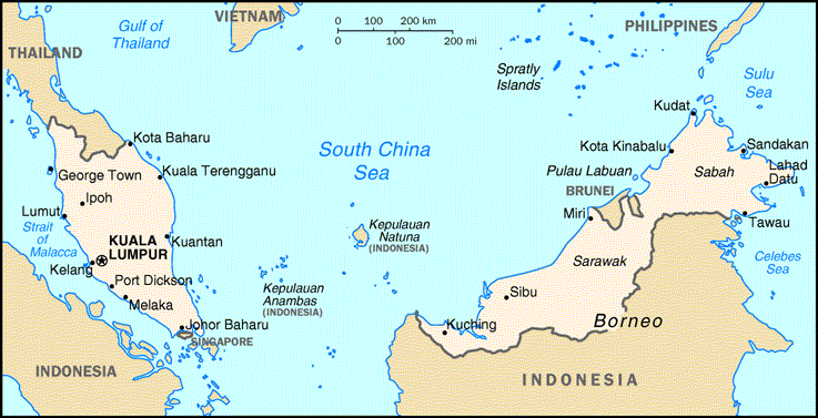 Malaysia Map