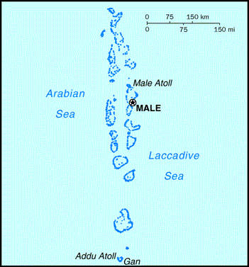 Maldives Map