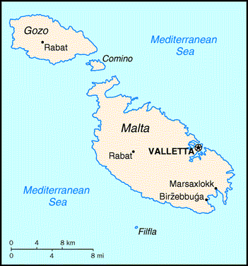 Malta Map