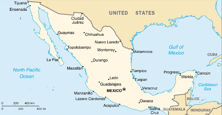 Mexico Map