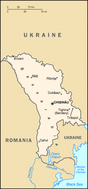 Moldova Map