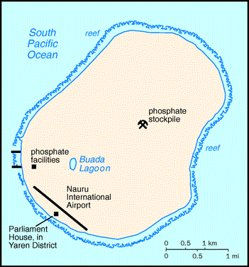 Nauru Map