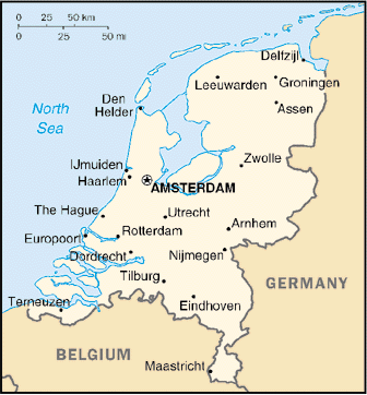 Netherlands (Holland) Map