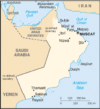 Oman Map