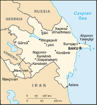 Azerbaijan Map