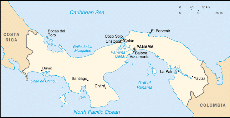 Panama Map