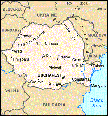 Romania Map