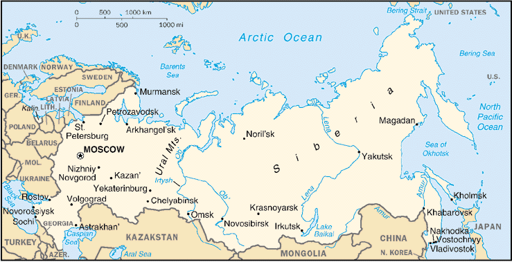 Russia Map