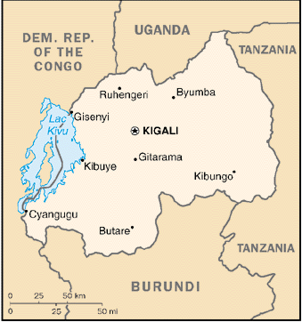 Rwanda Map