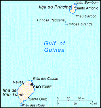 Sao Tome & Principe Map