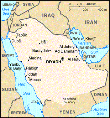 Saudi Arabia Map