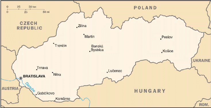 Slovakia Map