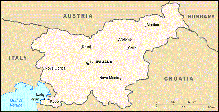 Slovenia Map