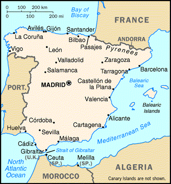 Spain Map