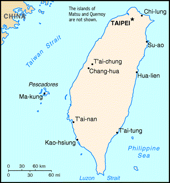 Taiwan Map