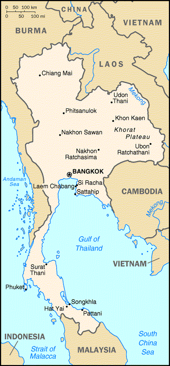 Thailand Map