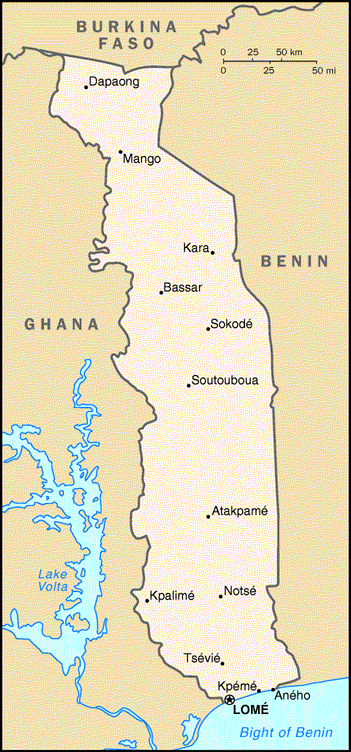 Togo Map