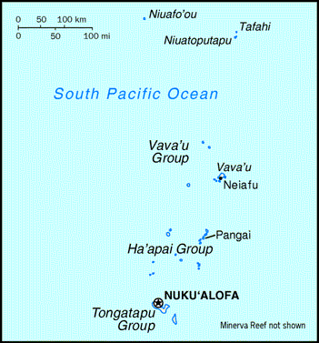 Tonga Map