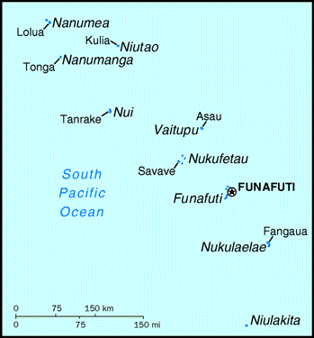 Tuvalu Map