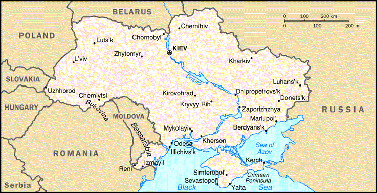 Ukraine Map