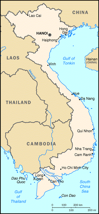 Vietnam Map