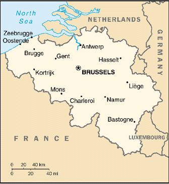 Belgium Map