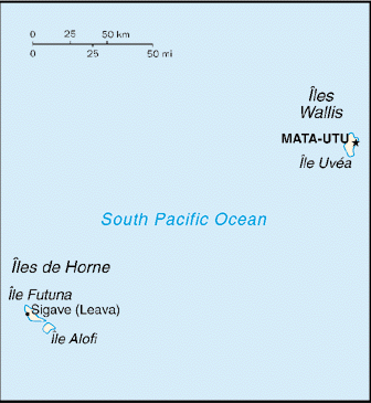 Wallis and Futuna Islands Map