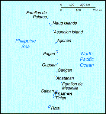 Northern Mariana Islands (U.S.) Map
