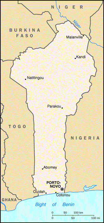 Benin Map