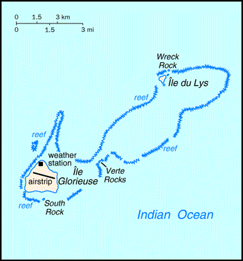 Glorioso Islands Map