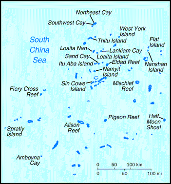 Spratly Islands Map