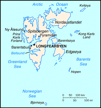 Svalbard Map