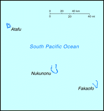 Tokelau Map