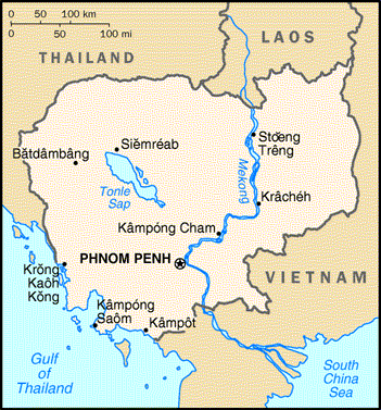 Cambodia Map