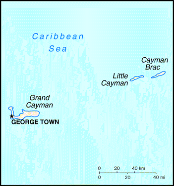 Cayman Islands Map