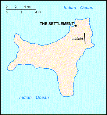 Christmas Island Map