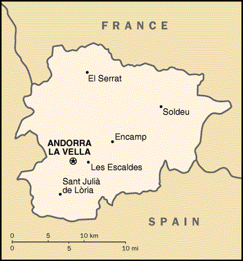 Andorra Map