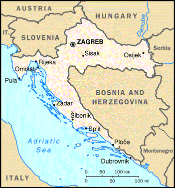 Croatia Map