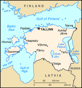 Estonia Map