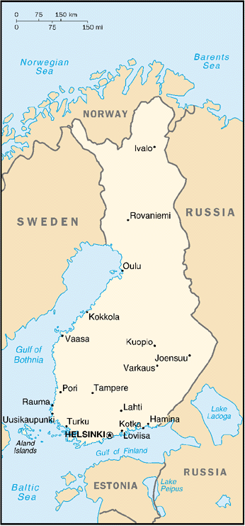 Finland Map