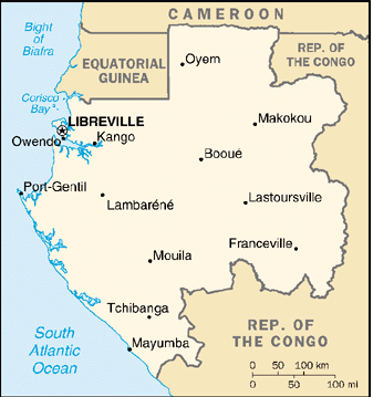 Gabon Map