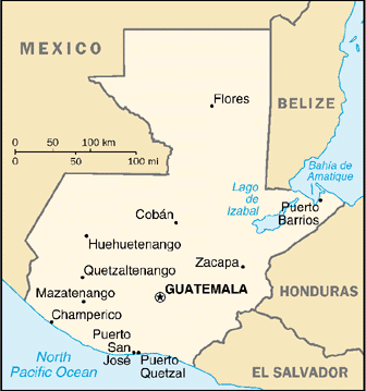 Guatemala Map