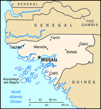 Guinea Bissau Map