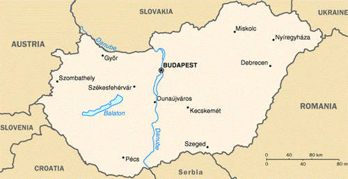 Hungary Map